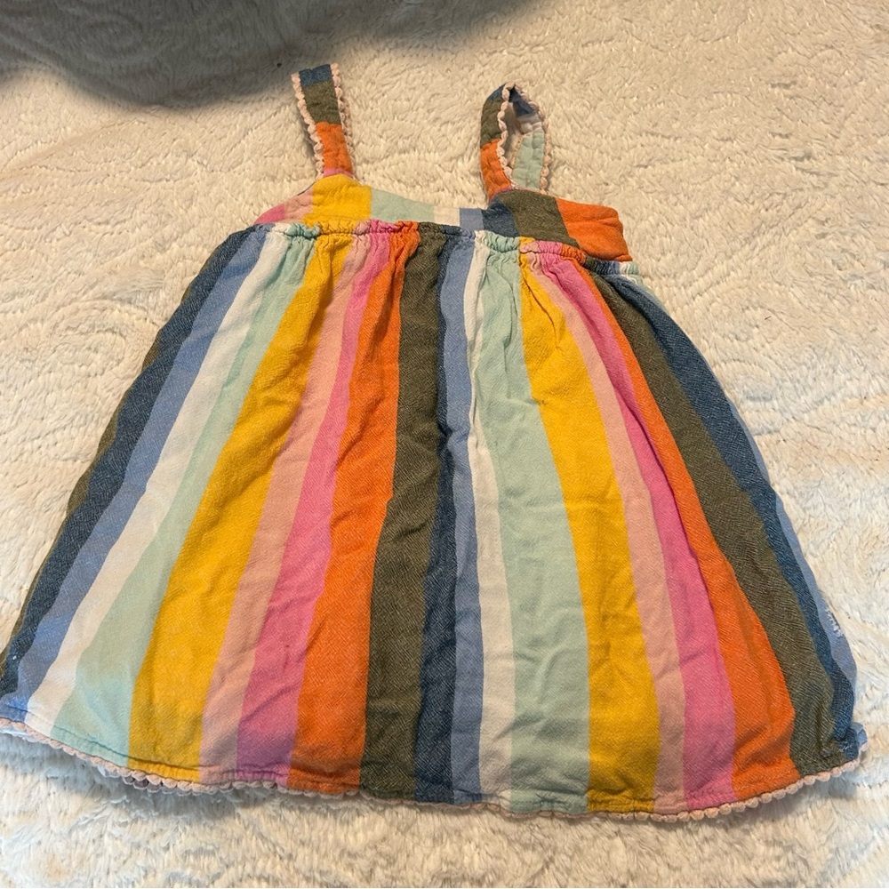 Tahari Multicolor Striped Kids Dress Sz 3T Summer Vacation Beach Cruise Toddlers